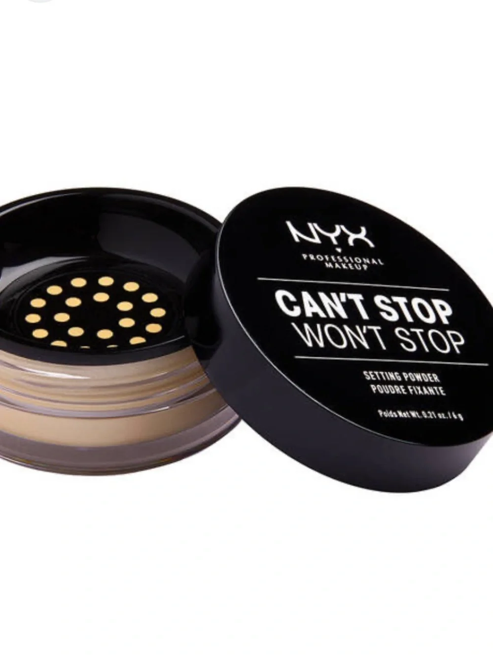 NYX Can't Stop Won't Stop Setting Powder - Banana (Warm Yellow)